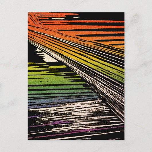 Cool Rainbow Bandana Postkarte (Vorderseite)