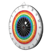 Cool Rainbow Eyeball Dartscheibe (Vorderseite rechts)