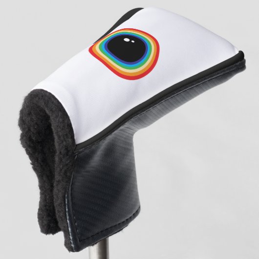 Cool Rainbow Eyeball Golf Headcover (3/4 Vorderseite)