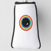 Cool Rainbow Eyeball Golf Headcover (Rotieren 90)