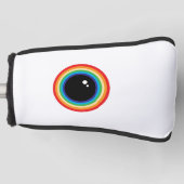 Cool Rainbow Eyeball Golf Headcover (Vorderseite)