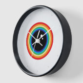 Cool Rainbow Eyeball Uhr (Winkel)