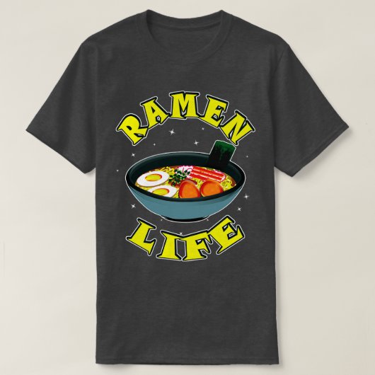 Cool Ramen Life Illustration T-Shirt (Design vorne)