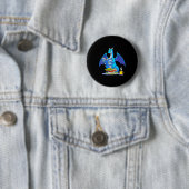 Cool Reading Books Dragon Book Lover Bookworm Men  Button (Beispiel)