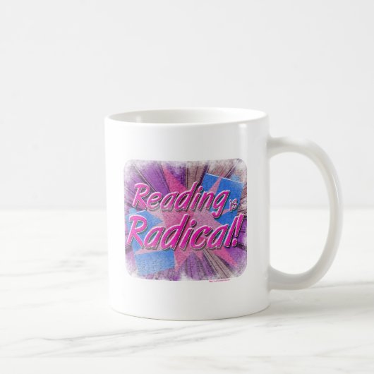Cool Reading ist ein Krasser Booklover-Slogan Kaffeetasse (Rechts)