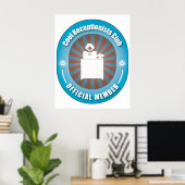 Cool Receptionistenklub Poster (Heimbüro)