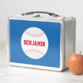 Cool Red Baseball Lunch Box (Beispiel)