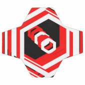 Cool Red Schwarz-weiß 4Darren Fußball (Flach)