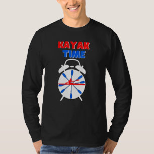 Cool Red White Blue Kayak Time Women Who Liebe Kay T-Shirt