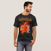 Cool Redhead Ginga Ninja Funny Ginger Ninja Gesche T-Shirt (Vorne ganz)