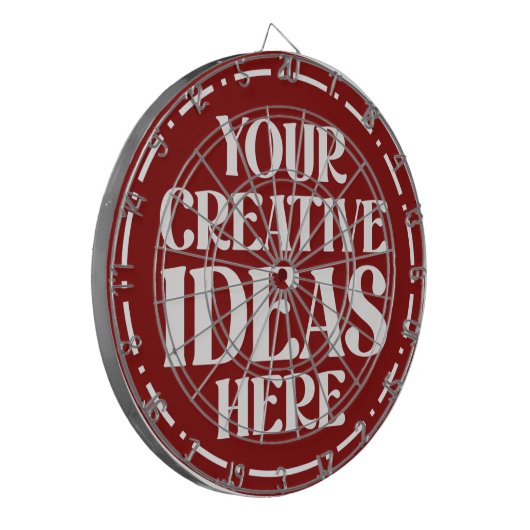 Cool, refined, modern & playful dartscheibe (Vorderseite Links)