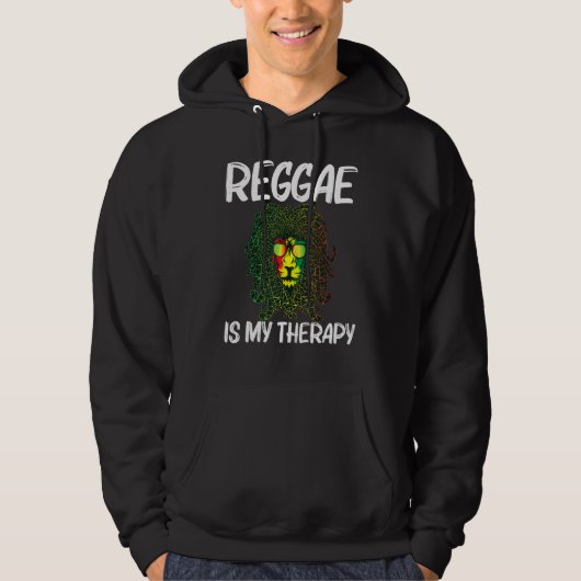 Cool Reggae For Men Women Jamaican Music Genre 1 Hoodie (Vorderseite)