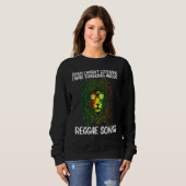 Cool Reggae For Men Women Jamaican Music Genre Sweatshirt (Vorne ganz)