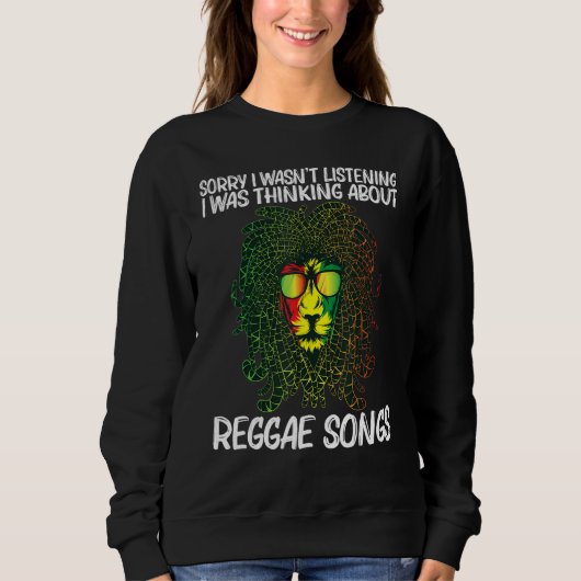 Cool Reggae For Men Women Jamaican Music Genre Sweatshirt (Vorderseite)