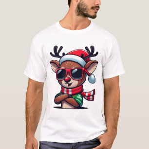 Cool Rentier Christmas Vibes Men's T - Shirt