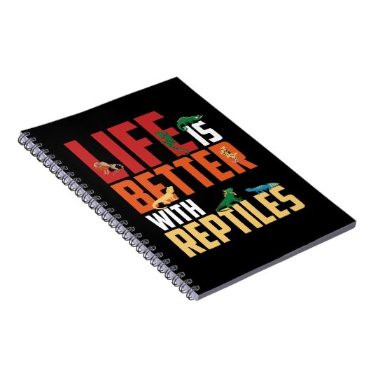 Cool Reptiles Lizard Gecko Bearded Dragon Notizblock (Rechte Seite)