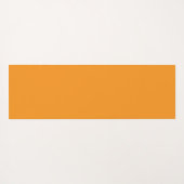 Cool Retro 70er Streifen Orange Yoga Mat Yogamatte (Rückseite (Horizontal))