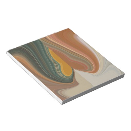 Cool Retro Abstrakt Graphic bunt Matata strand Notizblock (angewinkelt)