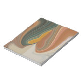 Cool Retro Abstrakt Graphic bunt Matata strand Notizblock (Rotiert)