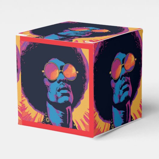 Cool/Retro-Bevorzugungsbox Geschenkschachtel (Vorderseite)