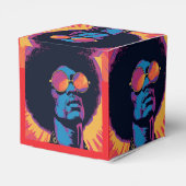 Cool/Retro-Bevorzugungsbox Geschenkschachtel (Rückseite)