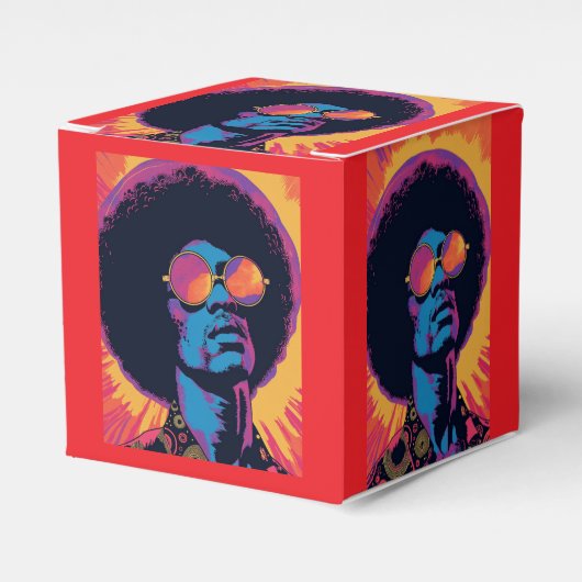 Cool/Retro-Bevorzugungsbox Geschenkschachtel (Vorderseite)