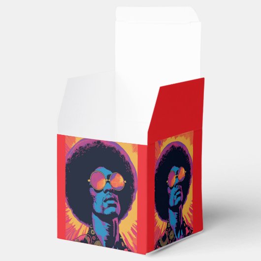 Cool/Retro-Bevorzugungsbox Geschenkschachtel (Geöffnet)