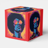 Cool/Retro-Bevorzugungsbox Geschenkschachtel (Rückseite)