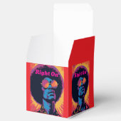 Cool/Retro-Bevorzugungsbox Geschenkschachtel (Geöffnet)