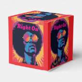 Cool/Retro-Bevorzugungsbox Geschenkschachtel (Rückseite)