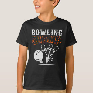 Cool Retro Bowling Champ Sport Boys' T-Shirt
