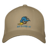 Cool Retro Cartoon Bird Bestickte Baseballkappe (Vorderseite)
