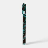 Cool Retro Cat with Sunglasses iPhone 15 Hülle (Linke Seite)