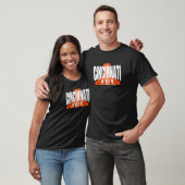 Cool Retro Cincinnati Orange Cincinnati OH Fa T-Shirt (Unisex)