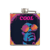 Cool/Retro-Flasche Flachmann (Rückseite)