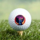 Cool-/Retro-Golfbälle Golfball (Insitu T-Shirt)