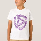 COOL Retro Grunge 45 spacer DJ T-Shirt (Vorderseite)