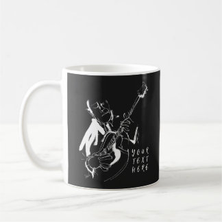 Cool Retro Guitarist Custom Name(名入れ対応) Kaffeetasse