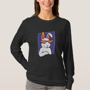 Cool Retro-Kaninchen T-Shirt