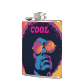 Cool/Retro-Kolben Flachmann (Links)