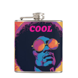 Cool/Retro-Kolben Flachmann