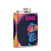 Cool/Retro-Kolben Flachmann (Rechts)