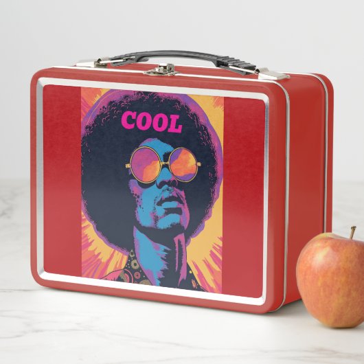 Cool/Retro-Lunch-Box Metall Brotdose (Beispiel)