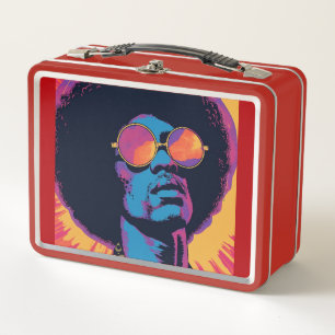 Cool/Retro-Lunch-Box Metall Brotdose