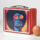 Cool/Retro-Lunch-Box Metall Brotdose (Beispiel)