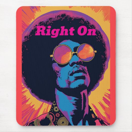Cool/Retro-Maus-Pad Mousepad (Vorne)