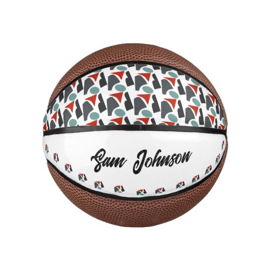 Cool Retro Mini Basketball (Vorderseite)