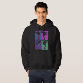 Cool Retro Parkour  Free Running Parkour Hoodie (Vorne ganz)