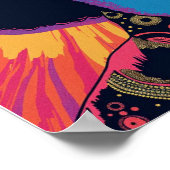 Cool/Retro-Poster Poster (Ecke)
