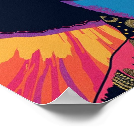 Cool/Retro-Poster Poster (Ecke)